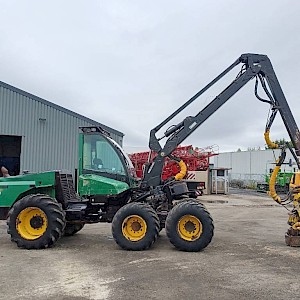 Timberjack 1270D tree harvester bomenrooier delimber 160kw