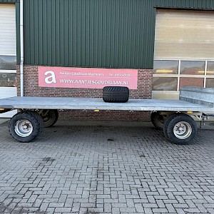 Balenwagen verzinkt - Gebruikt platform trailer