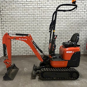 Kubota K008-3 (u10) minigraver 1ton