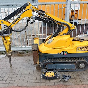 Brokk 120D robot remote husqvarna diesel demolition1,3 t