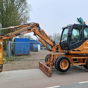 Case WX 95 10,5 ton excavator bagger +flail maaifunctie