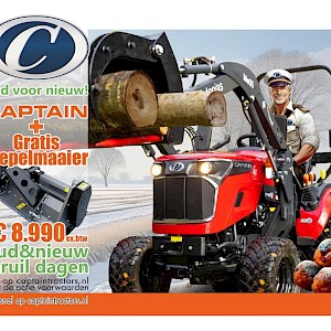 Captain EINDE JAARS AANBIEDING al af €135,- p/maand