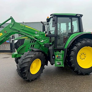 John Deere 6140M met JD 623R frontlader