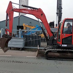 Kubota KX80, 1 701 uur