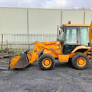 JCB 2 CX graaf laad combinatie backhoe loader lader CE