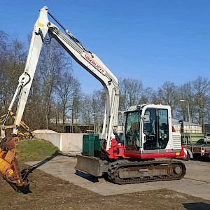 Takeuchi TB175 Hydraulic Excavator met Herder maaibalk