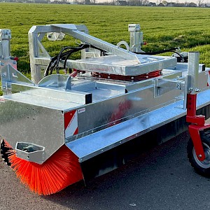 GS rolbezem 2,75m breed HD uitvoering bezem borstel frontbezem sweep sweeper