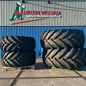 Trelleborg 710/60R42 + 600/60R30 op 10-g Fendt velgen