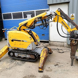 Brokk 180 demolition remote robot excavator husqvarna