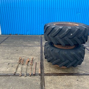 Michelin 460/70R24 Dubbelucht + Haken