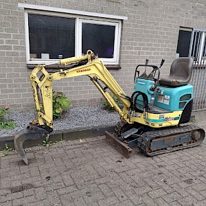 YANMAR B08-3 Minigraver Graafmachine Verstelbaar Taludfunctie