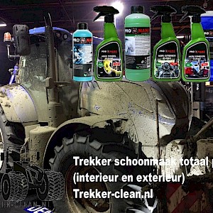 Trekker schoonmaak totaal pakket