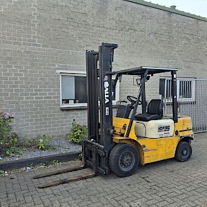 HALLA HDF25 Diesel Heftruck Duplo 4,5 m Side-Shift