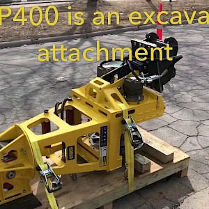 KPP400 Kobus Pipe Puller in Action in USA.