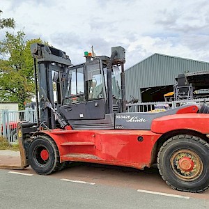 Linde H160 diesel 16T heftruck forklift stapler low mast