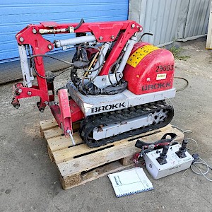 Brokk mini cut 40 demolition robot remote controlled