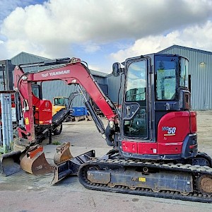 Yanmar Vio 50 -6b vio50 rupskraan excavator bagger track