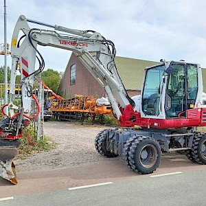 Takeuchi TB 295 W mobiele graafmachine mobile excavator