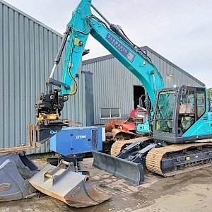 Sunward SWE 155 F + tilt rotator engcon ec214s 8 bakken