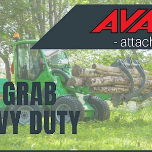 Avant attachments: Log grab, heavy duty
