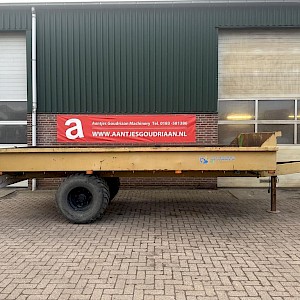 Bakkenwagen voor achter kraan / shovel tractor trailer