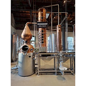 Distilleer ketel / opstelling 500L Müller Aroma 900