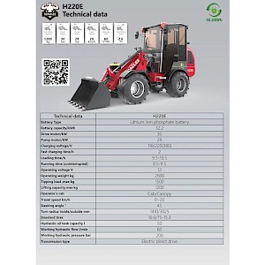 Heracles H220E pro shovel Nieuw!