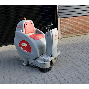 cowloc zit veegmachine elektrische met nieuwe accus