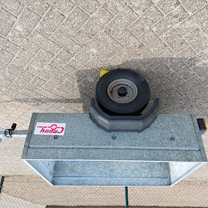 Bijzonder net Caddy aanhangwagentje voor gazonmaaier, quad of auto