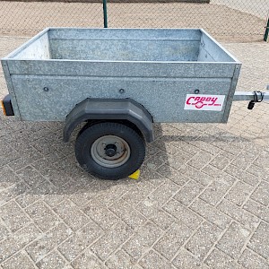 Bijzonder net Caddy aanhangwagentje voor gazonmaaier, quad of auto