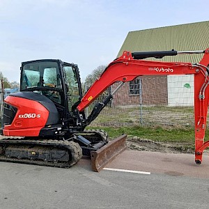 Kubota KX 060-5 minigraver 6 ton 2022