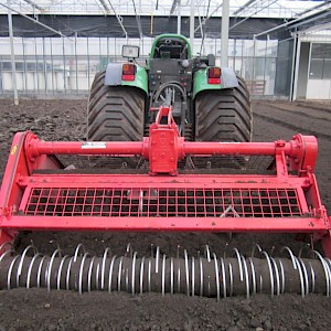 Bijzonder nette Clippeleier ZS1550 spitmachine met rol. Zware uitvoering