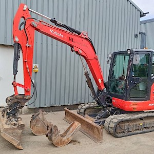 Kubota KX 057-4 5,7 ton mini graver midi excavator bagger