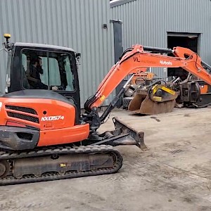 Kubota KX057 4, bj 2018, 6,078 uur