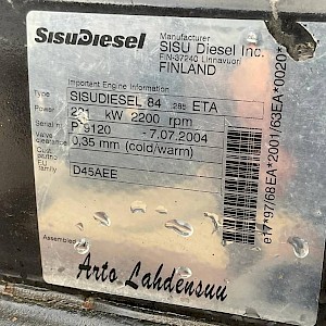 Agco Sisu Power 8.4 Liter 6 cilinder motor