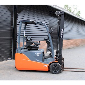 Toyota 8FBET16T heftruck elektrische triplex 6962 uur sidesift