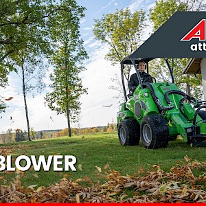 Avant attachments: Leaf blower