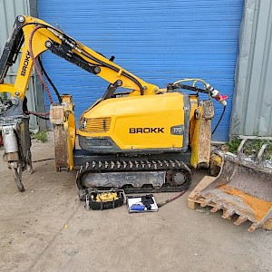 Brokk 170 demolition robot remote radio husqvarna