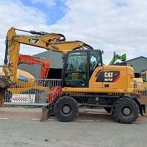 CAT M 315 F mobiele graafmachine excavator bagger