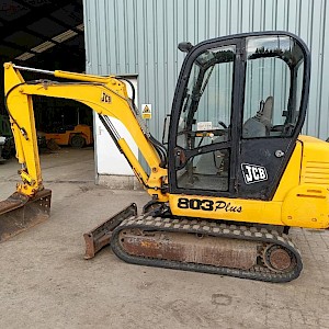 JCB 803 Plus 3 ton minigraver excavator bagger MARGE