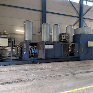 Parker Aggregaat voor hydraulische pompen in container