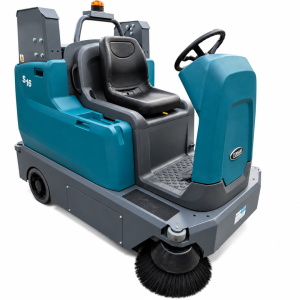 Tennant S16 opzitveger | NIEUWE ACCU | Refurbished | Zo goed als nieuw | Compacte industriële batterij veegmachine