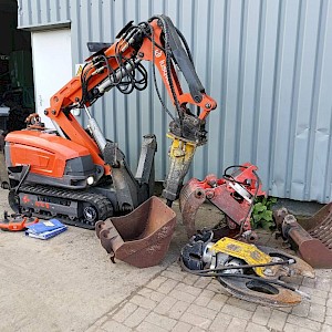 Husqvarna DXR 310 sloopgraafmachine demoilition remote robot