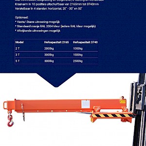 THV Heftruck Kraanarmen