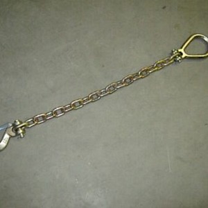 Sleepketting met oog en haak lifting chain