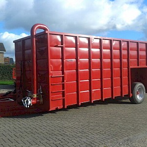 RVS mestcontainer manure container