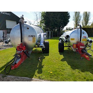 Watertank met haspel liquid manure spreader