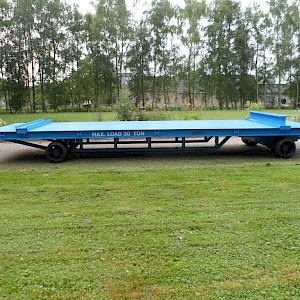 Zwaar transportwagen platform trailer